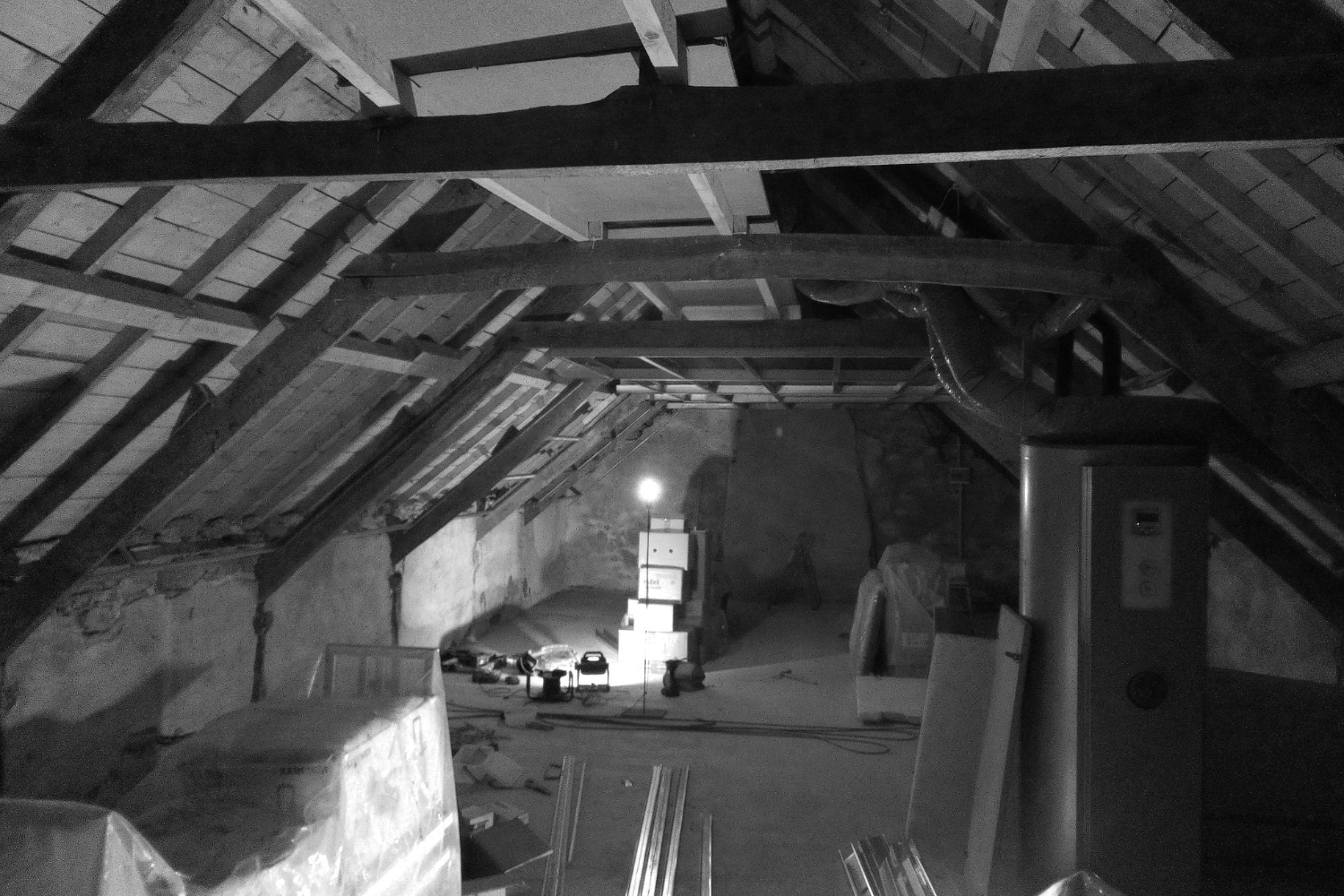 chantier aménagement de combles Riec-sur-Bélon AG PLAK